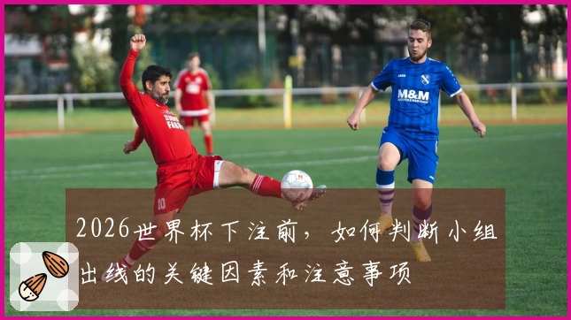 2026世界杯下注前,如何判断小组出线的关键因素和注意事项